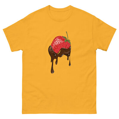 Chocolate dipped Strawberries Unisex classic tee full color-image