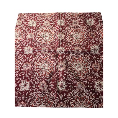 POTTERY BARN Red Mandala EURO Pillow Shams 24x24 - set of 4-image