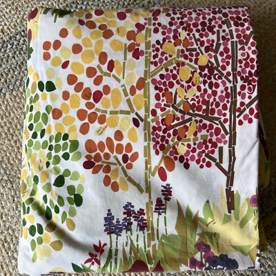 Pottery Barn Woodland Paint By Numbers Organic Cotton Full/Queen Duvet Cover-image