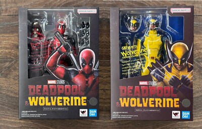 IN STOCK Bandai S.H.Figuarts Deadpool & Wolverine set Figure SH SHF-image