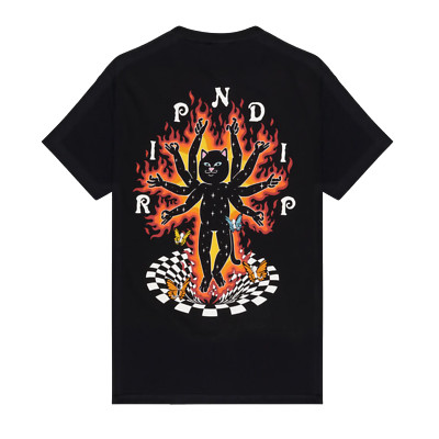 Rip N Dip Illusion Jerm Black T-Shirt-image