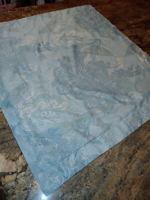 Pottery Barn Willow Paisley Sateen Euro Shams 25x26