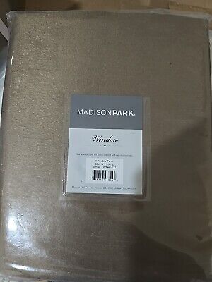 Emilia Twist Tab Window Curtain Taupe 95