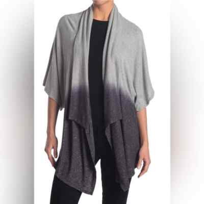 Status by Chenault Dip Dye Cardigan Grey Small -image
