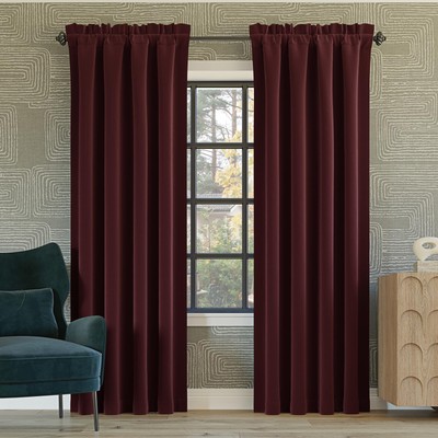 Oslo Theater Extreme Total Blackout Rod Pocket Curtain Panel, 52