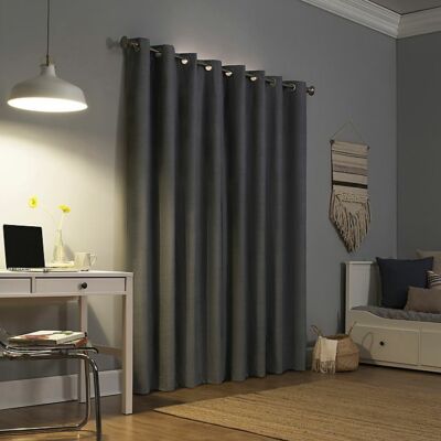 Sun Zero Duran Thermal Insulated 100% Blackout Grommet Curtain Panel, 50