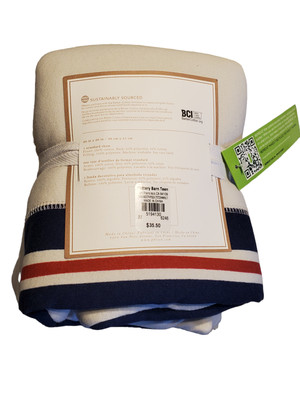 Pottery Barn teen new nwt Highland Stripe multi pillow sham standard 26x20-image