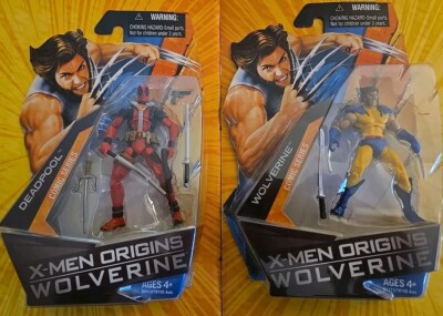 Wolverine Orgins 3.75 Inch (2)Figures, New In Pkg, Wolvie, DEADPOOL. 2009 Hasbro-image