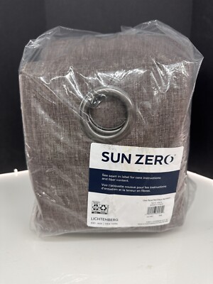 SunZero Lichtenberg Curtains Total Blackout 2 Panels 100