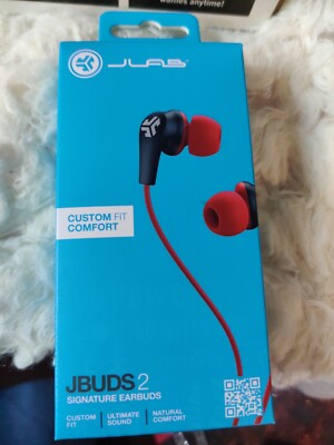 JLab JBuds Pro Signature Wired Earbud (In Ear) Headphones - Black-image
