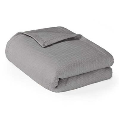 Home Essence Liquid Cotton Super Soft Lightweight Blanket, Full/Queen, Gray-image
