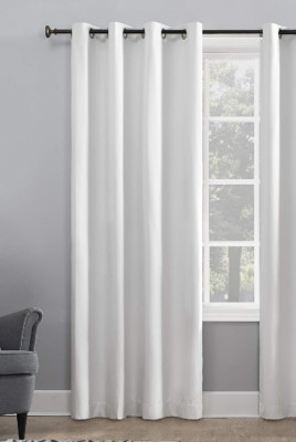 Blackout curtain white 108