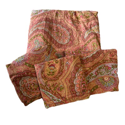 Pottery Barn king duvet cover Etienne Paisley with 3 euro shams-image