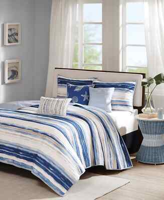 MADISON PARK Marina 6-Pc. Full/Queen Coverlet Set-image