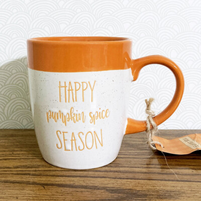 Pumpkin Spice Season Coffee Mug Dip Dye Large 17 oz Fall Thanksgiving Halloween-image