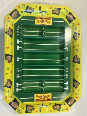 Vintage Old El Paso Tray 1999 Football Stadium Nachos Dipping Appetizer Platter-image