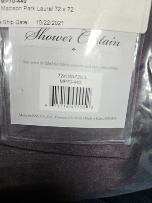 Madison Park Laurel Tufted Semi-Sheer Shower Curtain-image