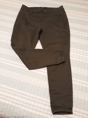Dip 20W Mid Rise Dark Green Stretch Jeggings Very Low Wear-image