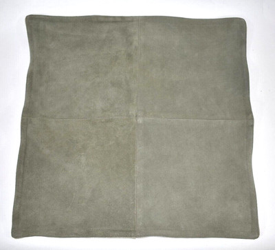 Pottery Barn Pieced Suede Leather 20x20