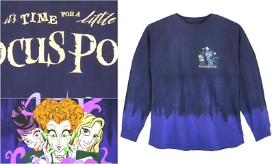NWT Disney Hocus Pocus Sanderson Sisters Dip-Dye Spirit Jersey Adults Purple 2XL-image