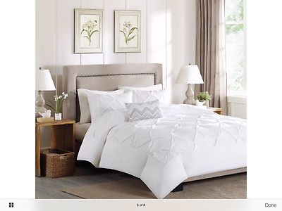 Madison Park 4 piece Jullia cotton Full/Queen duvet cover set-image