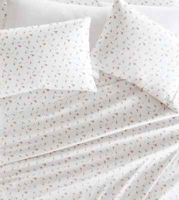 Linen Market 4 Piece King Sheet Set (Pink Floral) - King, Soft Floral Pink -image