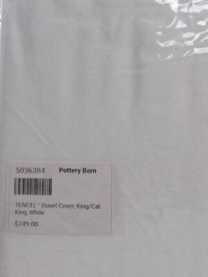 Pottery Barn TENCEL™ Lyocell Duvet Cover, King Cal/King 92