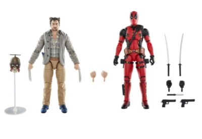 Marvel Legends “Wolverine And Deadpool” Movie, Deadpool And Headpool set of 2!-image
