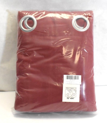 Nicetown Blackout Thermal Insulated Curtains Burgundy Red Set Of 2 52