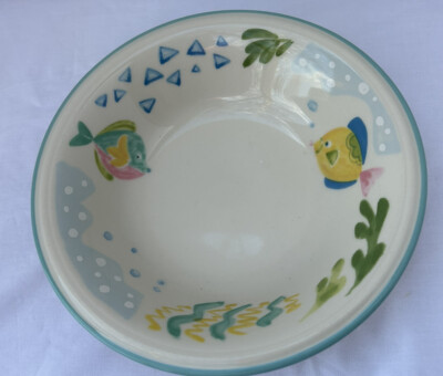 Studio Nova Barrier Reef Coupe Soup Bowl Nautical Fish 8 in-image