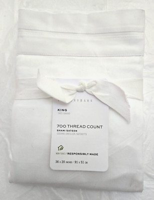 Pottery Barn King 700 Thread Count 1-Sham 36