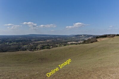 Photo 6x4 Colley Hill Lower Kingswood Looking across the large dip that i c2013-image