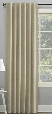 Sun Zero Hampshire Velvet  Thermal Extreme Panel 100% Blackout Back Tab  50 x 96-image