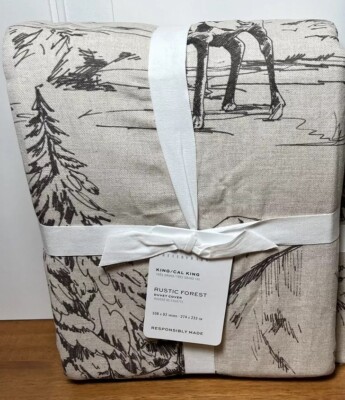 Pottery Barn RUSTIC FOREST Duvet Cover King/California King-image