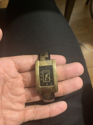 Studio 936T Women’s leopard print watch, Gold and black With gold accents-image