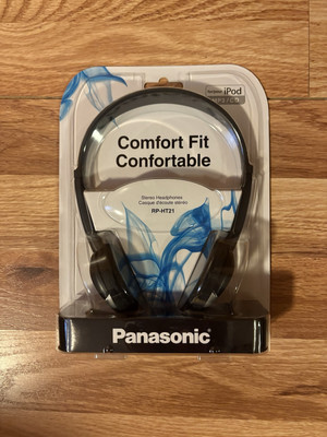Panasonic NEW Comfort Fit RP-HT21 Stereo Headphones For iPod CD 3.5 mm Plug-image