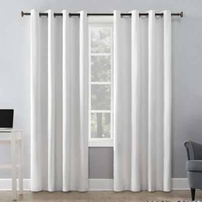 Sun Zero® Duran 84-Inch (SET OF 2) Blackout Window Curtain Panel -image