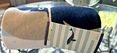 Pottery Barn Disney baby Bath Towel Whale boy school stripe pool space Beach 🚀-image