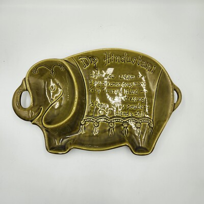 VTG USA Pottery Cracker/Dip Platter Recipe Charcuterie Board  14