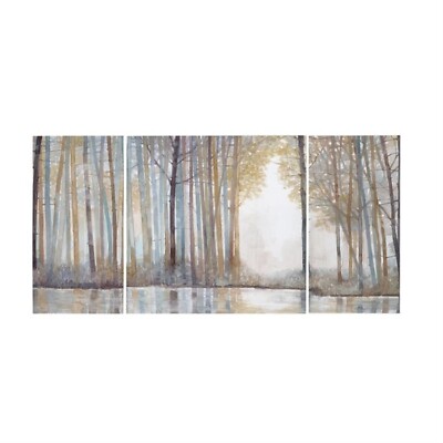 MADISON PARK Wall Art Living Room Décor - Triptych Scenery Watercolor Canva-image