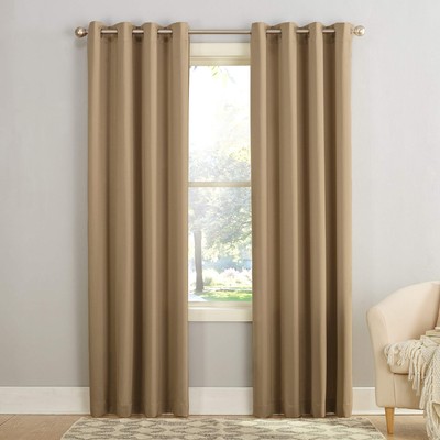 Barrow Energy Efficient Grommet Curtain Panel Pair-image