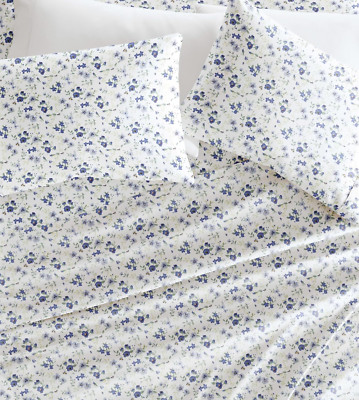 Linen Market Double-Brushed Patterned Microfiber Queen Sheet Set 4 Piece – Oeko--image