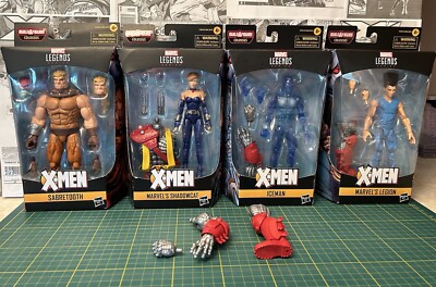 Marvel Legends X-Men Shadowcat Iceman Sabretooth LOT of  5 COMPLETE COLOSSUS-image