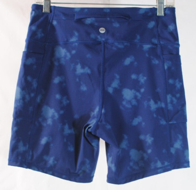 DIP Womens Large Dark Blue Pockets Athletic Shorts NWOT-image
