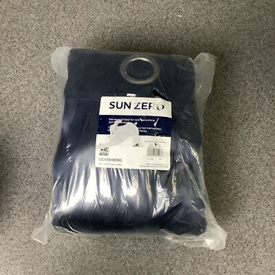 Sun Zero Broderick Blackout Curtains Panel Pair 104