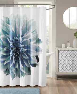 Madison Park Norah Cotton Percale Shower Curtain, 72