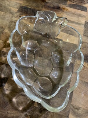 Studio Nova Grape Shaped Small Glass Candy Dish, 5.5” X 4”-image