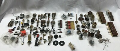 Large Lot of VIntage Switches Push Toggle Rotary Dip Slide-image