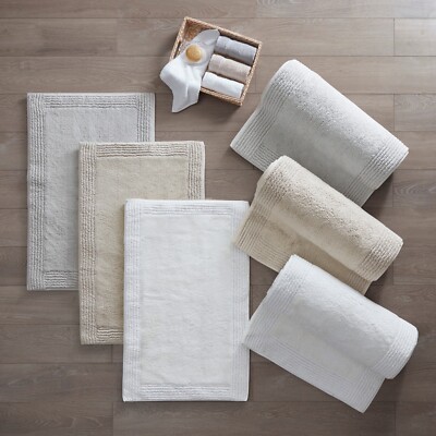 Madison Park Signature Splendor 100% Cotton Tufted 3000 GSM Reversible Bath Rug-image