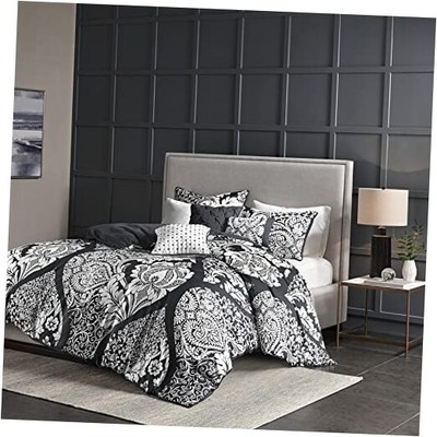 Madison Park Vienna - Juego King/California King (104 in x 92 in) Negro/blanco-image